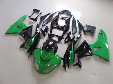 Carénage Kawasaki ZX6R 09-12 - Vert et Noir en Ligne