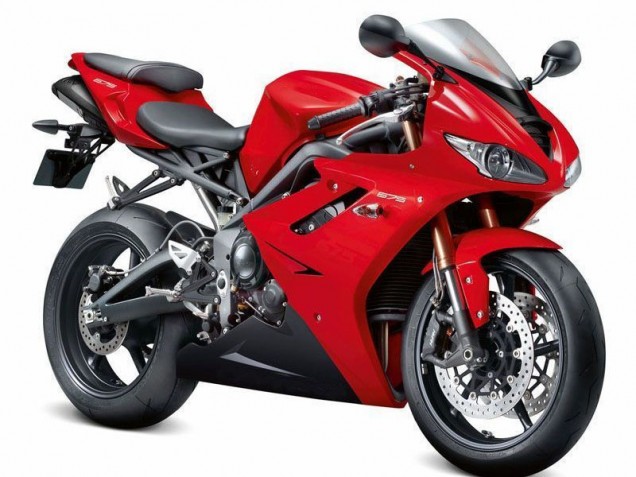 Carénage Triumph Daytona 675 Triple 09-12 - Rouge Noir Carénage Triumph Daytona 675 Triple 09-12 - Rouge Noir