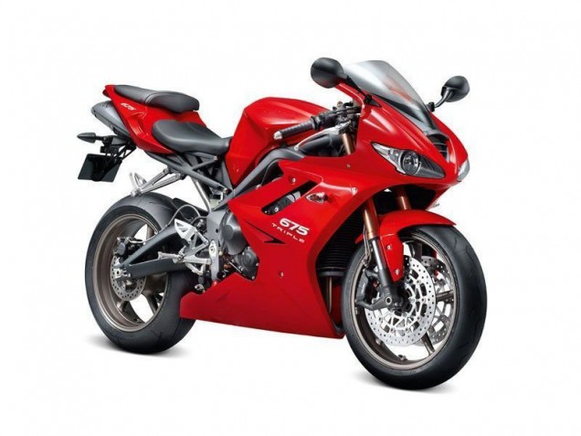 Carénage Triumph Daytona 675 Triple 09-12 - Rouge Carénage Triumph Daytona 675 Triple 09-12 - Rouge
