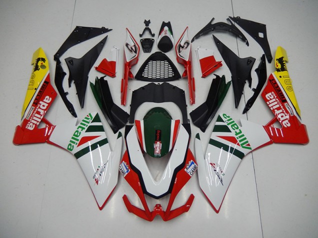 Carénage Aprilia RSV4 09-15 - Blanc Rouge Alitalia Carénage Aprilia RSV4 09-15 - Blanc Rouge Alitalia