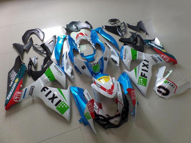 Carénage Suzuki GSXR 1000 K9 09-16 - Light Bleu Fixi