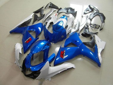 Carénages Suzuki GSXR 1000 K9 09-16 - Bleu et Blanc Style OEM en Ligne