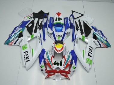 Carénage Suzuki GSXR 1000 K9 09-16 - Fixi Light Bleu en Ligne