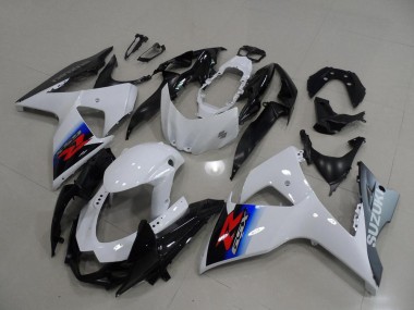 Carénage Suzuki GSXR 1000 K9 09-16 - Blanc Argent en Ligne