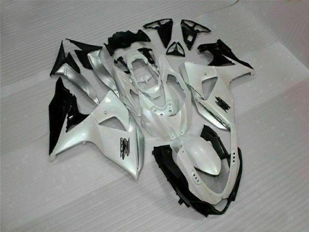 Carénages Suzuki GSXR 1000 K9 09-16 - Blanc Noir