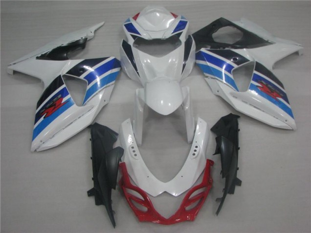 Carénage Suzuki GSXR 1000 K9 09-16 - Blanc Bleu