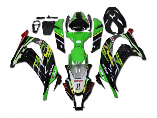 Kit Carénages Complet Kawasaki ZX10R 11-15 - Vert Noir