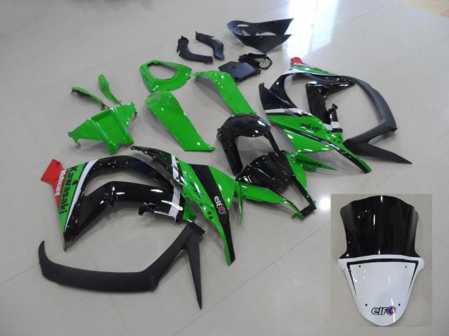 Carénages Kawasaki ZX10R 11-15 - Vert et Noir