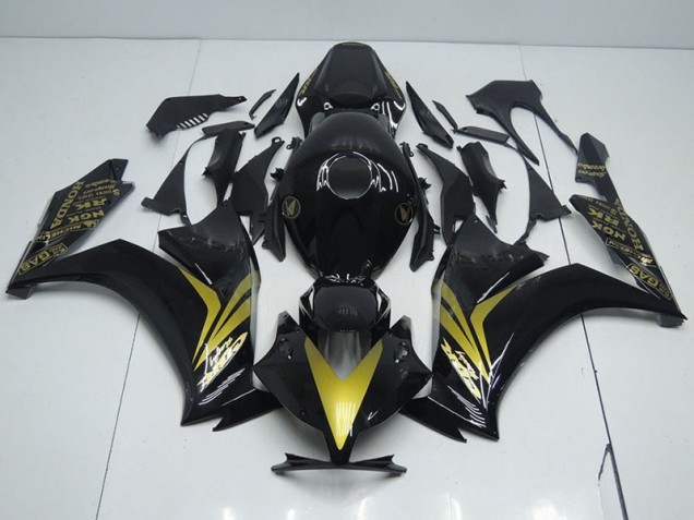 Carénage Honda CBR 1000 RR 12-16 - Noir Brillant et Or Carénage Honda CBR 1000 RR 12-16 - Noir Brillant et Or