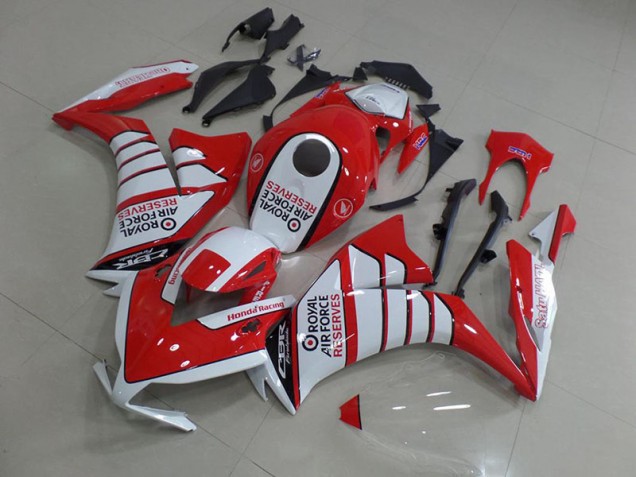 Carénage Honda CBR 1000 RR 12-16 - Rouge avec Blanc Wing