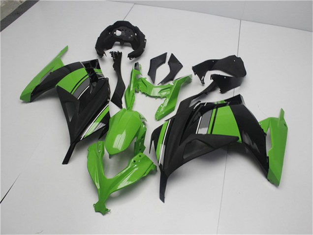 Carénages Kawasaki EX300 13-16 - Vert Noir Carénages Kawasaki EX300 13-16 - Vert Noir