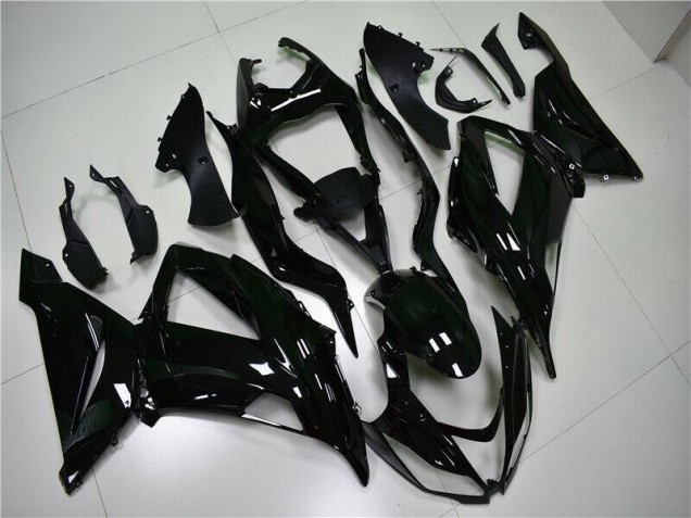 Carénage Kawasaki ZX6R 13-18 - Noir Brillant