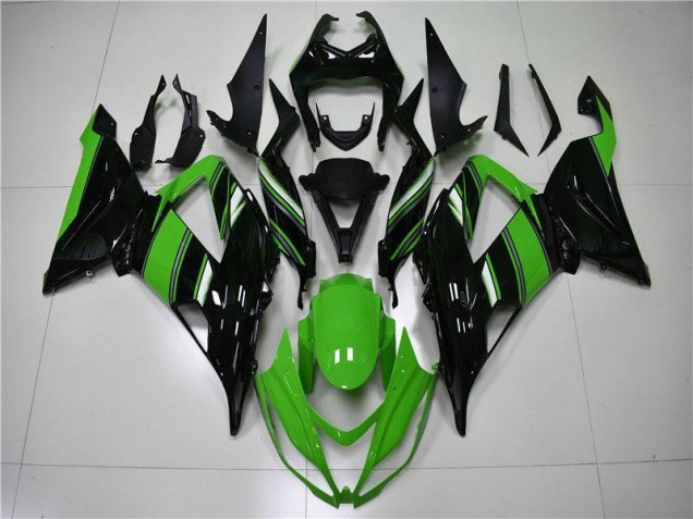 Carénage Kawasaki ZX6R 13-18 - Vert Noir