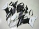 Carénages Kawasaki ZX6R 13-18 - Blanc Noir
