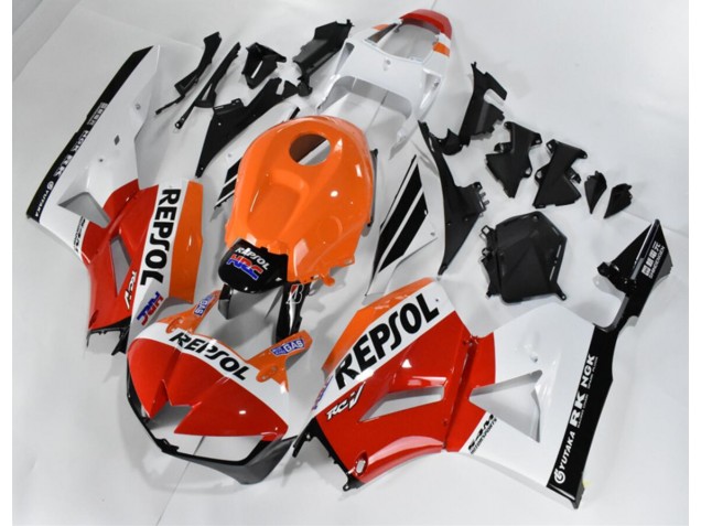 Carénage Honda CBR 600 RR 13-23 - Rouge Blanc Orange Repsol