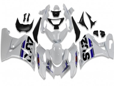Carénage Suzuki GSXR 1000 17-23 - Blanc Bleu en Ligne