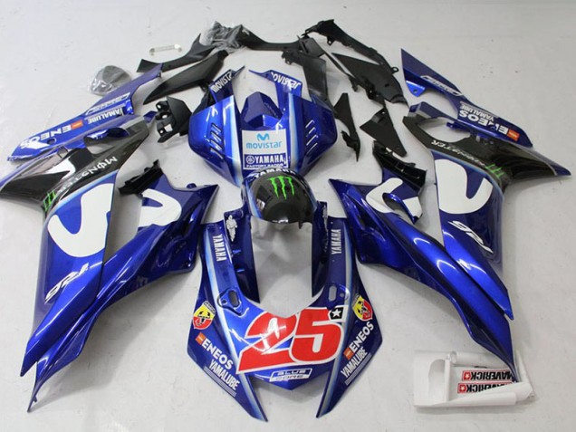 Carénage Yamaha R6 17-23 - Movistar Carénage Yamaha R6 17-23 - Movistar