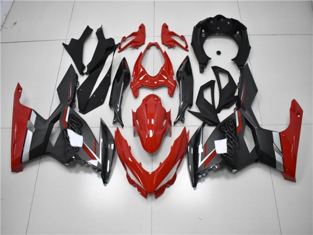 Carénage Kawasaki EX400 18-24 - Rouge Noir
